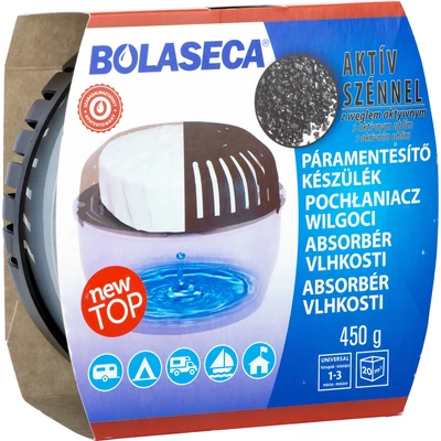 Bolaseca páramentesítő készülék+1db tabletta Top aktív szénnel