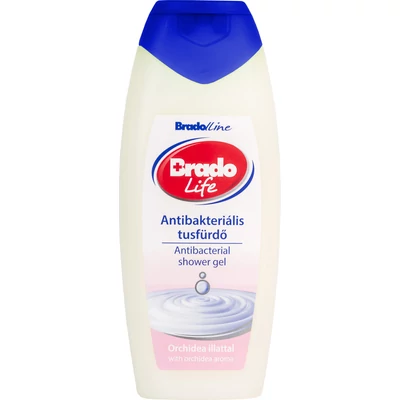 BradoLife antibakteriális tusfürdő 400 ml Orchidea BradoLife antibakteriális tusfürdő 400 ml Orchidea