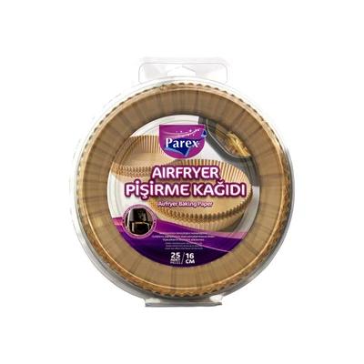 Parex sütőpapír 25db forrólevegős (airfryer) sütőbe