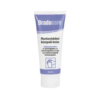Bradocare munkavédelmi glicerines kézápoló krém, 100ml 