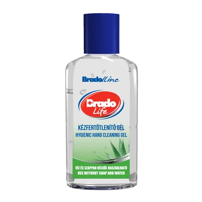 BradoLife kézfertőtlenítő gél 50 ml - aloe vera BradoLife kézfertőtlenítő gél 50 ml - aloe vera