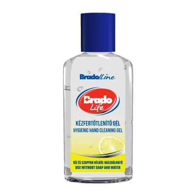BradoLife kézfertőtlenítő gél 50 ml - citrom BradoLife kézfertőtlenítő gél 50 ml - citrom