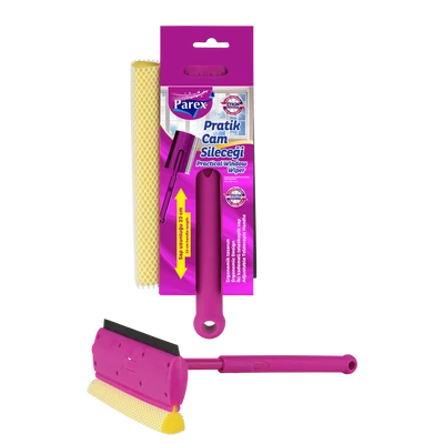 Parex ablaklehúzó gumi+szivacs - 33cm állítható fogóval