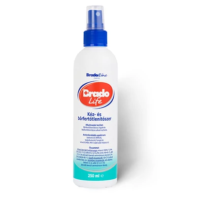 BradoLife kéz- és bőrfertőtlenítő spray - 250 ml BradoLife kéz- és bőrfertőtlenítő spray - 250 ml