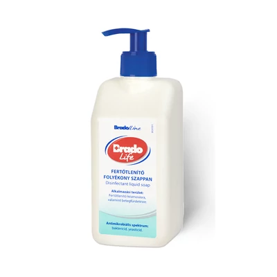 BradoLife fertőtlenítő folyékony szappan 350 ml
