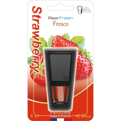 Real fresh autóillatosító készülék 8ml eper