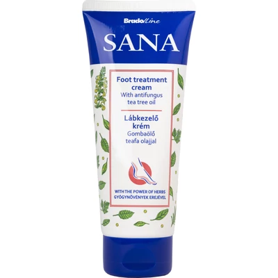 Sana lábkezelő krém gombaölő teafa olajjal 100 ml