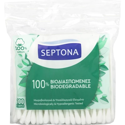 Septona biológiailag lebomló fültisztító utántöltő  - 100 db