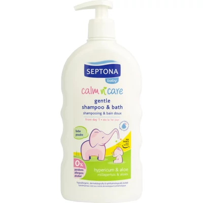 Septona baby sampon és fürdető 500ml orbáncfű és aloe vera