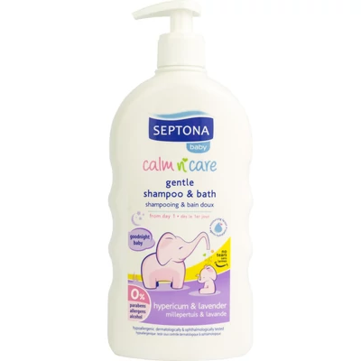 Septona baby sampon és fürdető 500ml orbáncfű és levendula