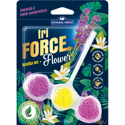 Tri Force flower wc deo 45g levendula és narancsvirág