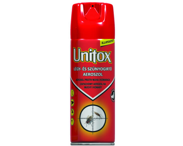 Unitox illatosított légy- és szúnyogirtó aerosol, 200ml