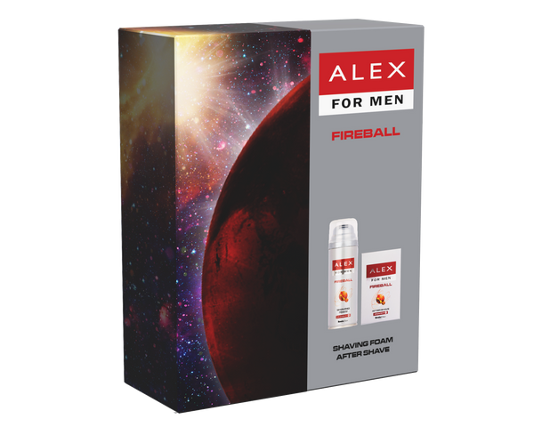 Alex díszdoboz Fireball (borotvahab+after shave)