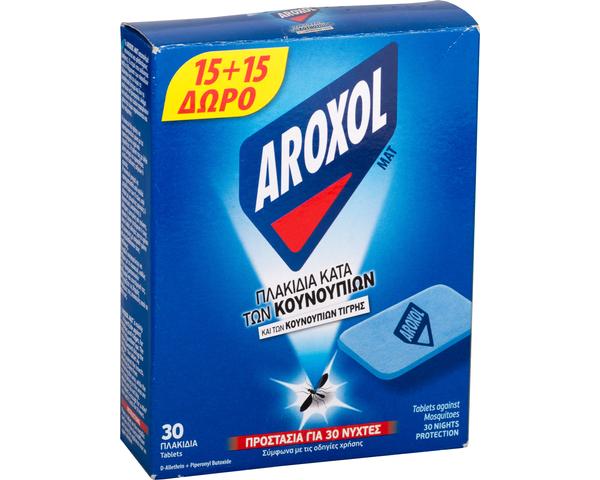 Aroxol szúnyogirtó elektromos utántöltő lapka - 30 db