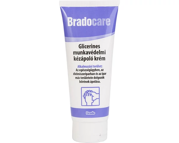 Bradocare munkavédelmi glicerines kézápoló krém, 100ml 