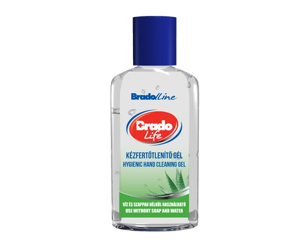 BradoLife kézfertőtlenítő gél 50 ml - aloe vera