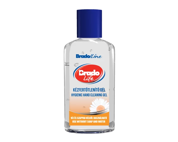 BradoLife kézfertőtlenítő gél 50 ml - kamilla