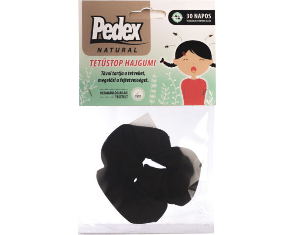 Pedex Natural Tetűstop hajgumi - fekete