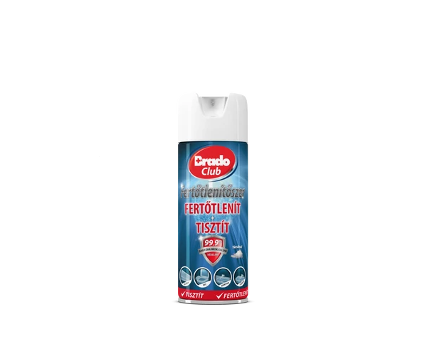 BradoClub felületfertőtlenítő spray 400 ml - neutral