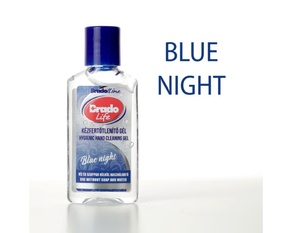 BradoLife kézfertőtlenítő gél 50 ml- Blue night