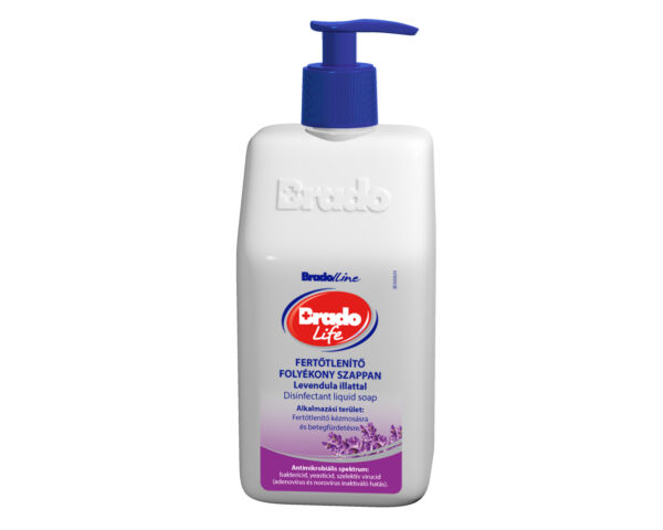 BradoLife fertőtlenítő folyékony szappan 350 ml - levendula