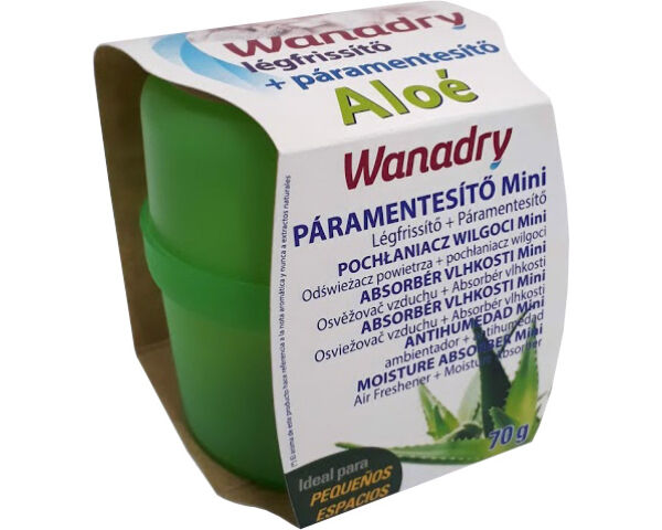 Wanadry páramentesítő és légfrissítő készülék 70g Aloe vera