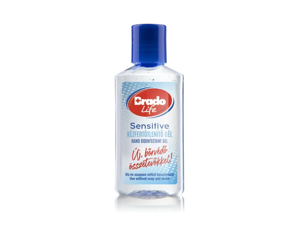Bradolife kézfertőtlenítő gél 50 ml sensitive