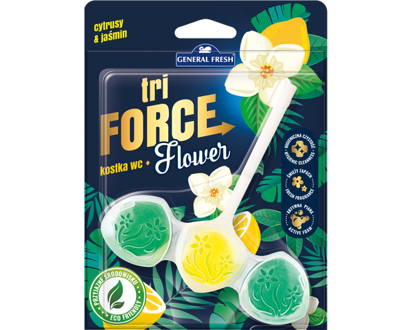 Tri Force flower wc deo 45g citrom és jázmin